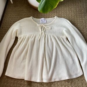 Anthropologie white blouse